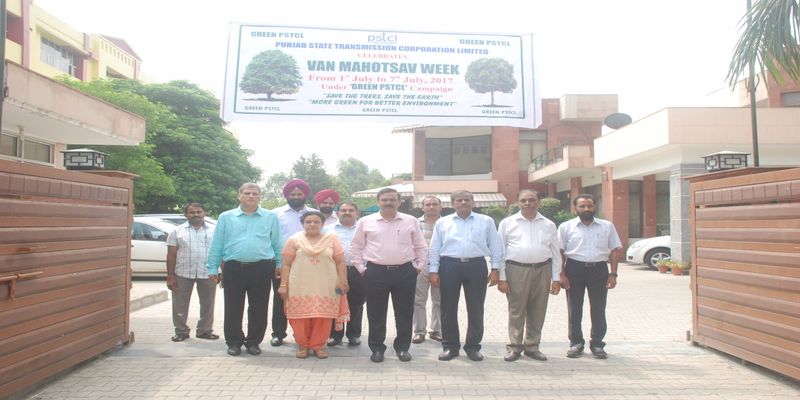 PSTCL celebrates Van Mahotsav week under Green PSTCL Campaign