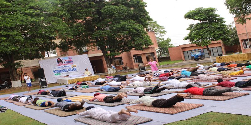 Yoga camp on the occasion of International Yoga day organised by PSTCL.