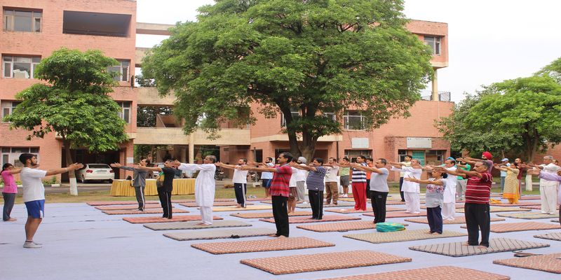 Yoga camp on the occasion of International Yoga day organised by PSTCL.